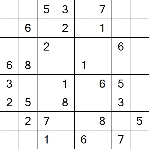Sudoku 8x8 - Medio
