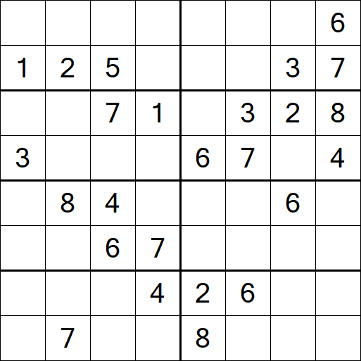 Sudoku 8x8 - Medium