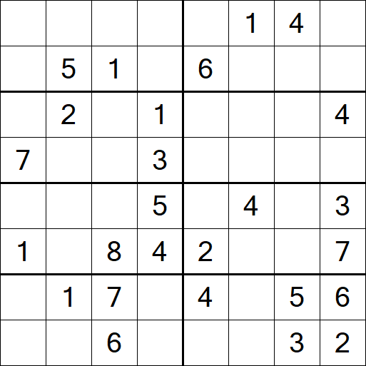 Sudoku 8x8 - Médio