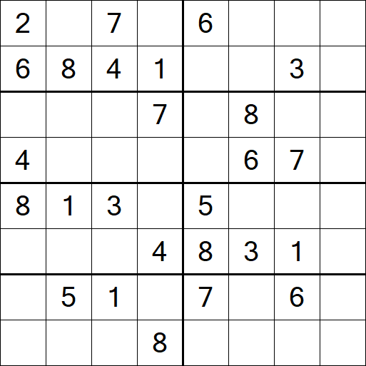 Sudoku 8x8 - Medio