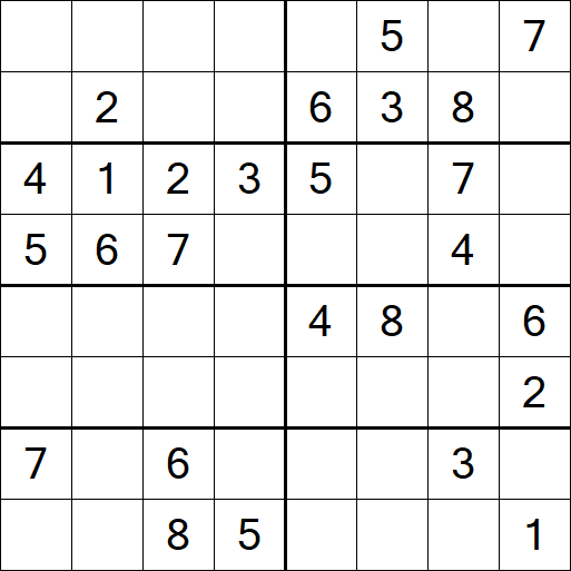 Sudoku 8x8 - Médio