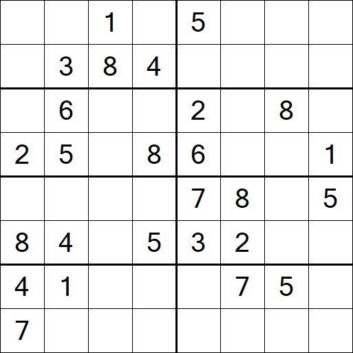 Sudoku 8x8 - Medio