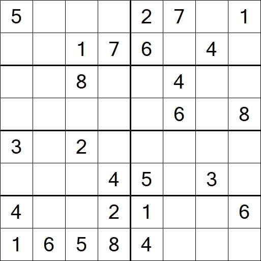 Sudoku 8x8 - Medio