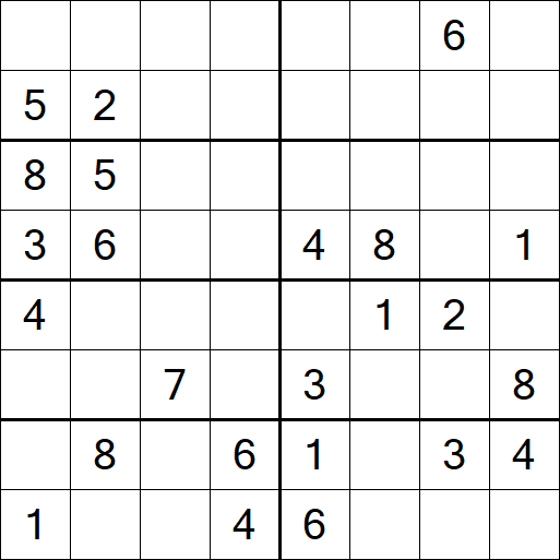 Sudoku 8x8 - Medio
