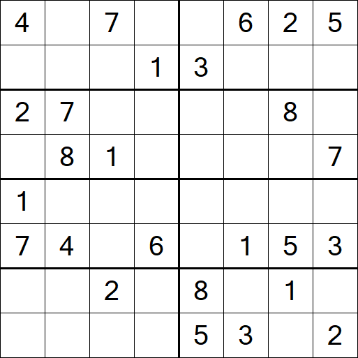 Sudoku 8x8 - Medio
