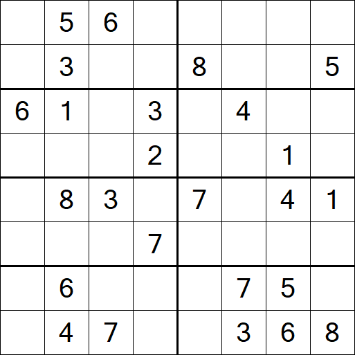 Sudoku 8x8 - Medio