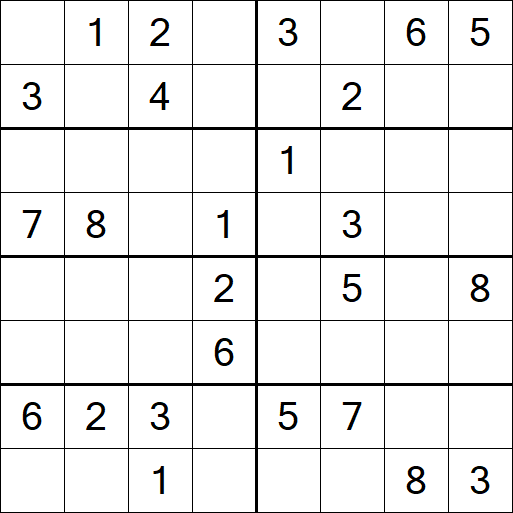 Sudoku 8x8 - Medio