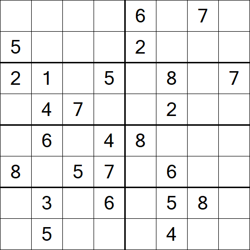 Sudoku 8x8 - Medio
