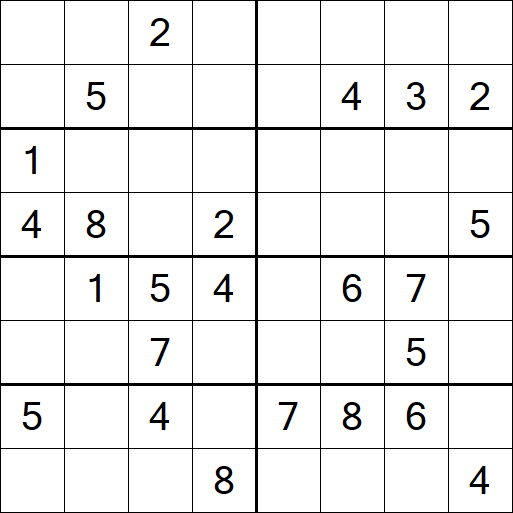 Sudoku 8x8 - Medio