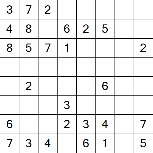 Sudoku 8x8 - Medio