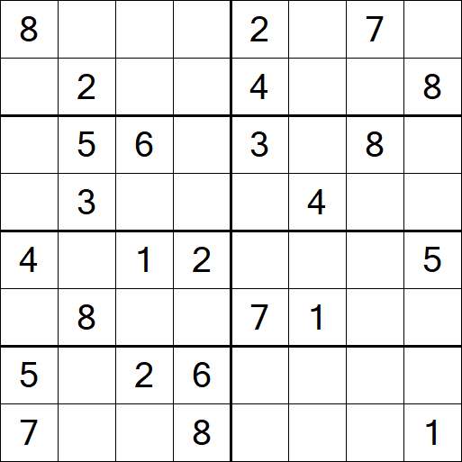 Sudoku 8x8 - Medio