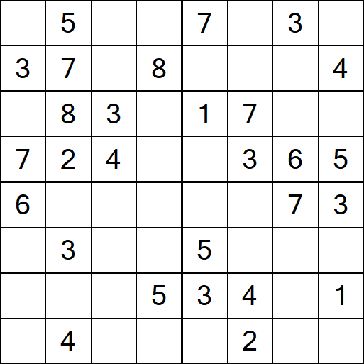 Sudoku 8x8 - Medio