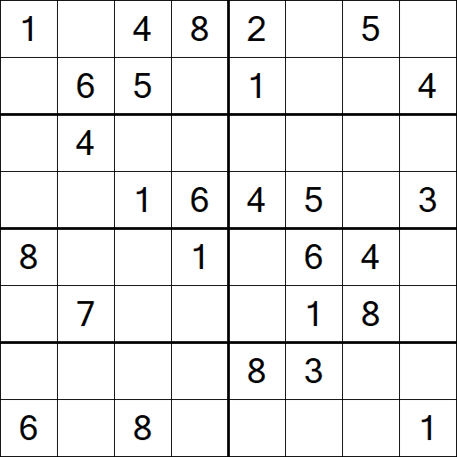 Sudoku 8x8 - Medio