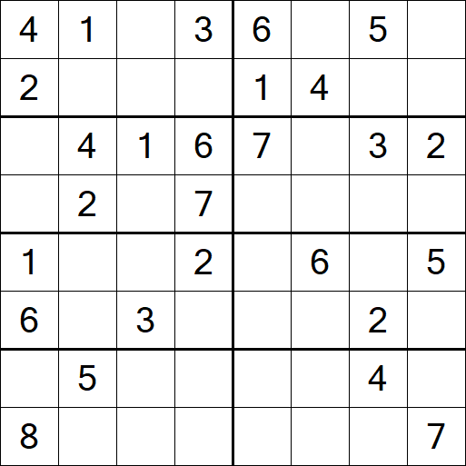 Sudoku 8x8 - Medium