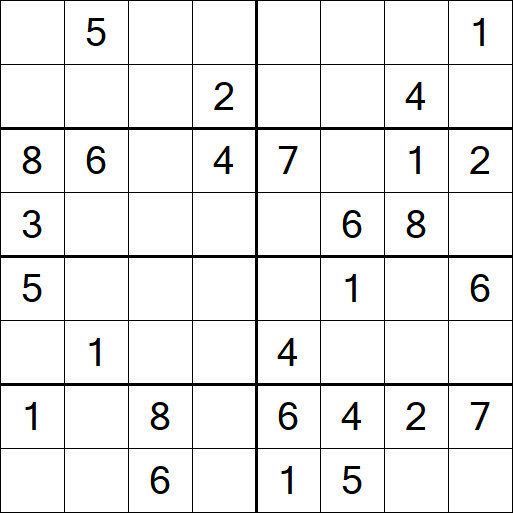 Sudoku 8x8 - Medium