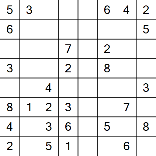 Sudoku 8x8 - Medio