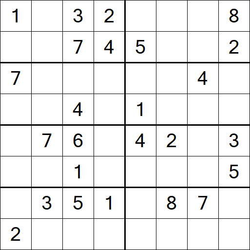 Sudoku 8x8 - Medio