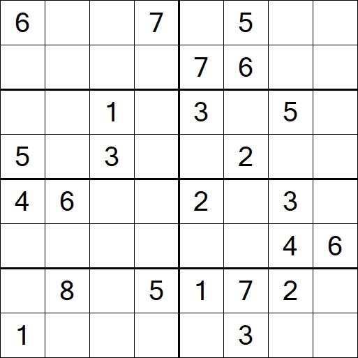 Sudoku 8x8 - Medium