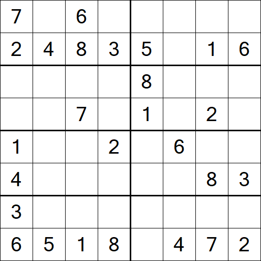 Sudoku 8x8 - Medium