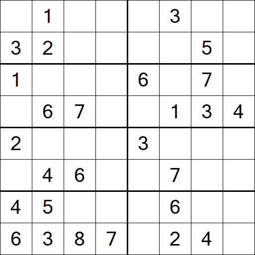 Sudoku 8x8 - Medium