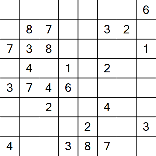Sudoku 8x8 - Médio