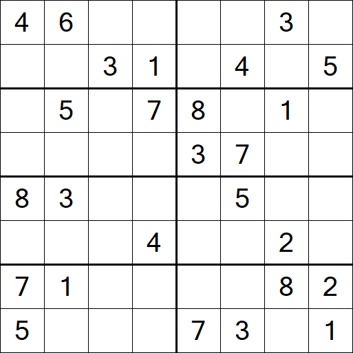 Sudoku 8x8 - Moyen