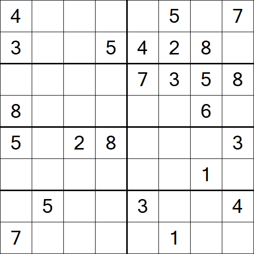 Sudoku 8x8 - Moyen