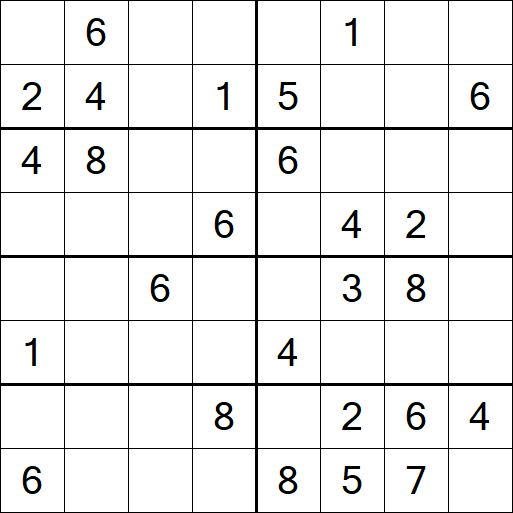 Sudoku 8x8 - Medium
