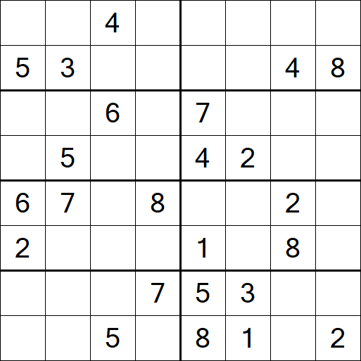 Sudoku 8x8 - Medium
