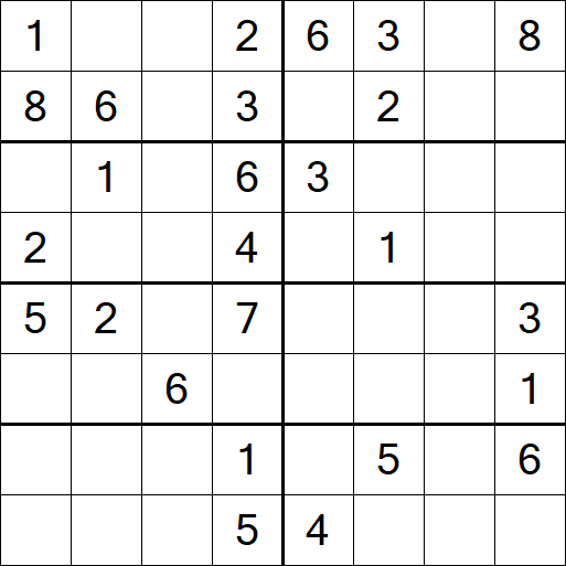 Sudoku 8x8 - Medium