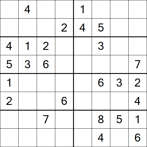 Sudoku 8x8 - Medium