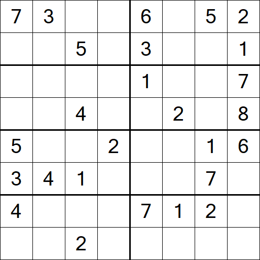Sudoku 8x8 - Medium