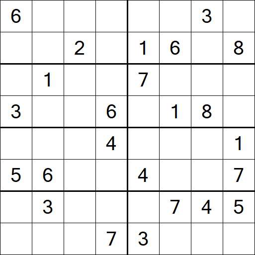 Sudoku 8x8 - Medium