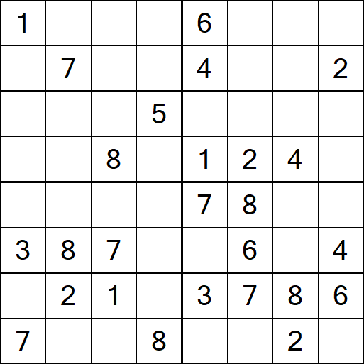 Sudoku 8x8 - Medium