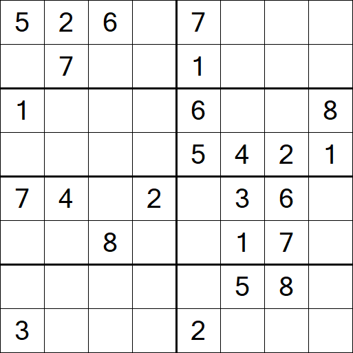 Sudoku 8x8 - Medium
