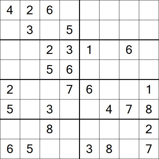 Sudoku 8x8 - Medium