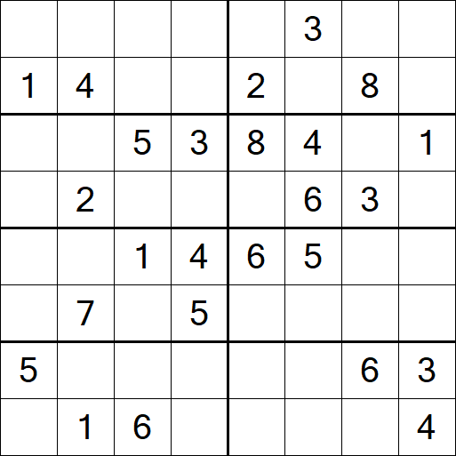 Sudoku 8x8 - Medium