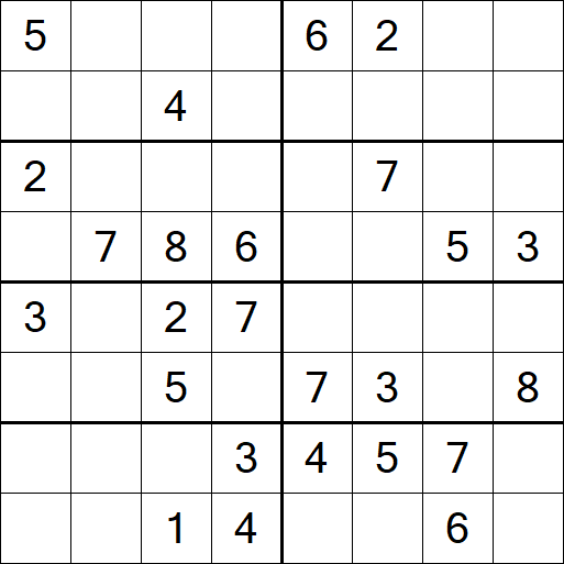 Sudoku 8x8 - Medium