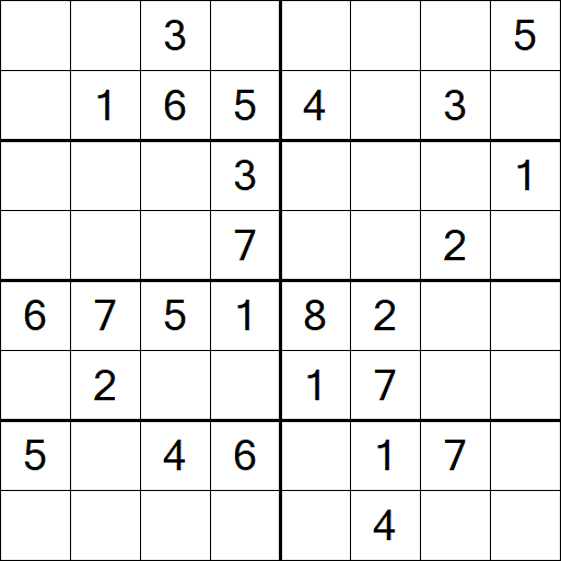 Sudoku 8x8 - Medium