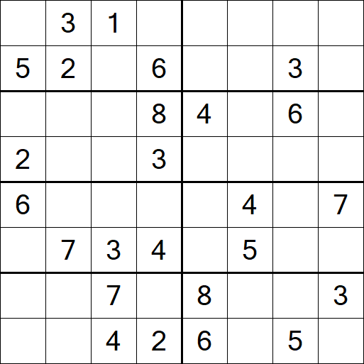 Sudoku 8x8 - Medium
