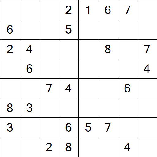 Sudoku 8x8 - Medium