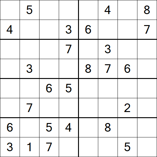 Sudoku 8x8 - Medium