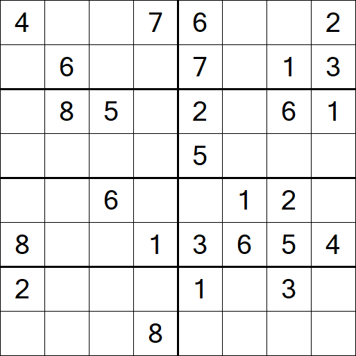Sudoku 8x8 - Medium