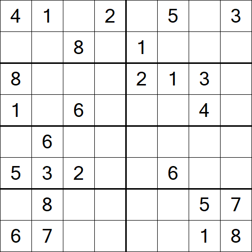 Sudoku 8x8 - Medium