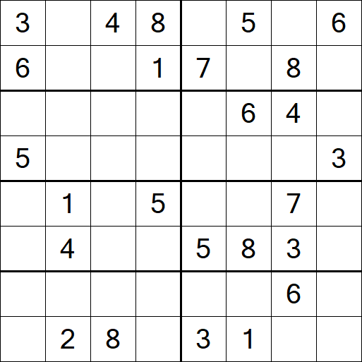 Sudoku 8x8 - Medium
