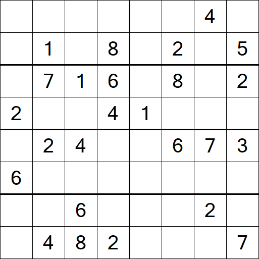Sudoku 8x8 - Medium