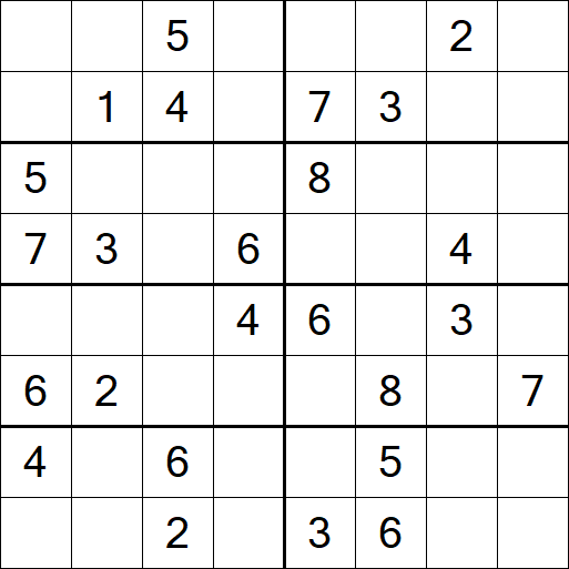 Sudoku 8x8 - Medium