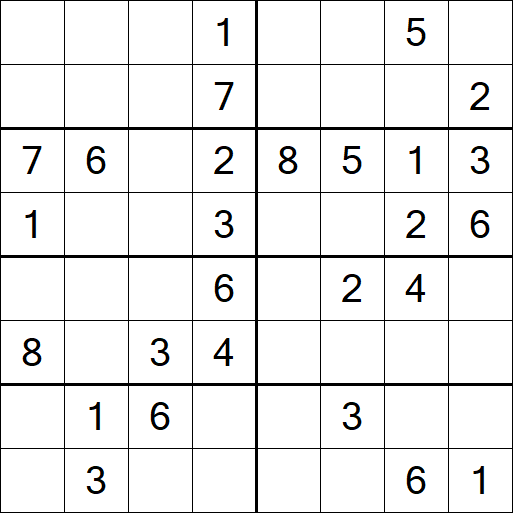 Sudoku 8x8 - Medium