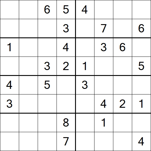 Sudoku 8x8 - Medium