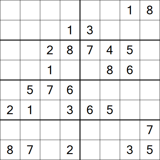 Sudoku 8x8 - Medium